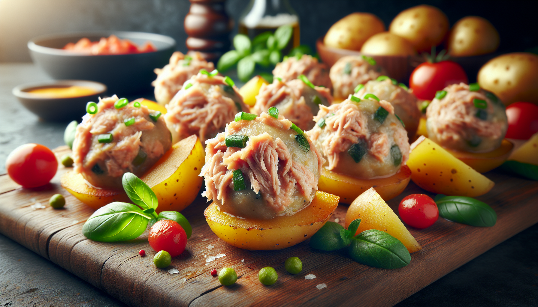 polpette di patate e tonno